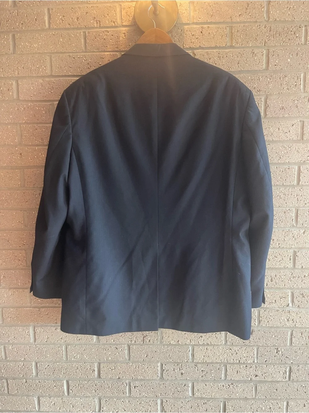 Men's Navy Two-Button Blazer